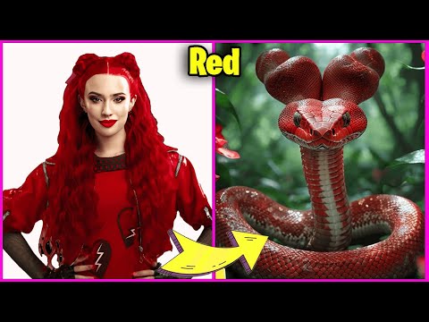 DESCENDANTS THE RISE OF RED CHARACTER AS SNAKE | Princess Red | NEW VIDEO 2025