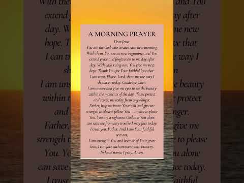 MORNING PRAYER #prayer #prayerforyou #jesus #divinemercy #shorts