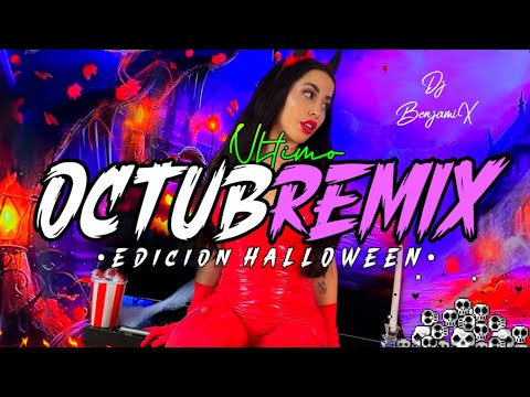 MIX OCTUBRE 2024 ( ENGANCHADO HALLOWEEN RKT ) PRIMAVERA -REGGAETON - FUNK - SE DICE DE MI - DJ BENJA