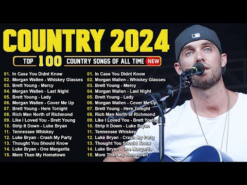 New Country Music 2024 🎸 Brett Young, Luke Combs, Chris Stapleton, Luke Bryan, Morgan Wallena