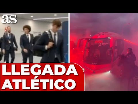 El ATLÉTICO DE MADRID ya está en el METROPOLITANO para enfrentarse al REAL MADRID | CHAMPIONS LEAGUE