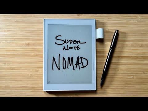 Live Supernote Nomad Unboxing