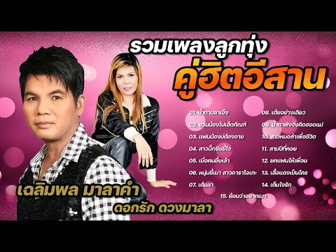 รวมเพลงลูกทุ่ง คู่ฮิตอีสาน | เฉลิมพล มาลาคำ - ดอกรัก ดวงมาลา