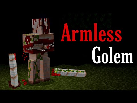 If you ever see a Golem with no arms, Run before it kills you! (Minecraft Creepypasta)