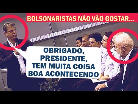 "É LULA": AO LADO DE LULA, TARCÍSIO AGRADECEU A LULA E AO TIME DE LULA | Cortes 247