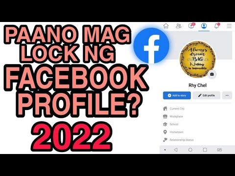 HOW TO LOCK FACEBOOK PROFILE 2022 | kyla's TV