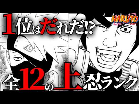 【最強はだれ？】木ノ葉の上忍強さランキングをガチで作成したら、意外なキャラが上位に…！？【ナルト解説・考察】