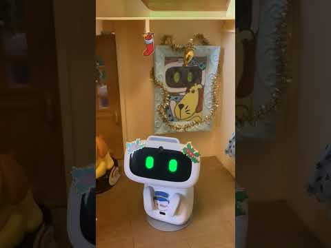 Living AI Aibi Pocket Robot Pet: Aibi getting ready for Christmas #aibi #aibipocketrobot #cuterobot