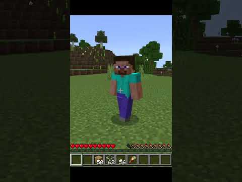 Minecraft: buff player Amazing Helps to Steve - Montero #shorts