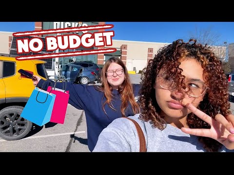 NO BUDGET SHOPPING SPREE (we’re shopaholics)