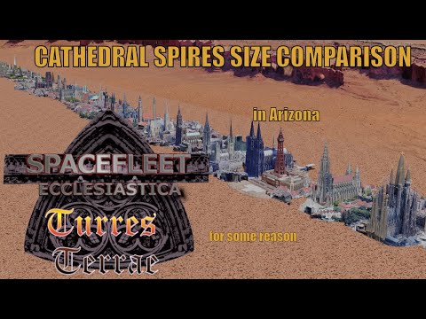 Spacefleet Ecclesiastica: Cathedral Spires height comparison