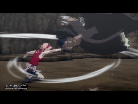 サクラ&チヨ vs サソリ NARUTO-ナルト-疾風伝 ナルティメットストーム2（STORY MODE）