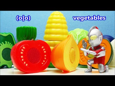 Ultraman Ginga Zero Taro Seven Tiga Mebius Victory vs Vegetables  Mainan ultra toys  BANDAI