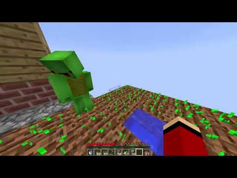 Survive in the SKY! JJ and Mikey Minecraft Challenge!   Maizen