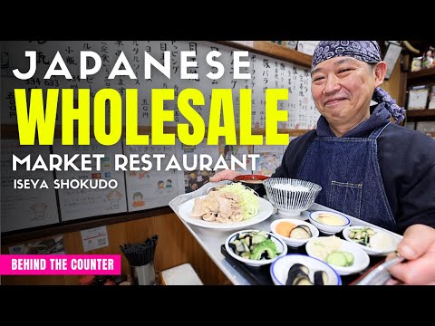 Behind the Counter at a Secret Japanese Wholesale Market Restaurant