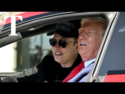 Donald Trump backs Elon Musk by buying a Tesla