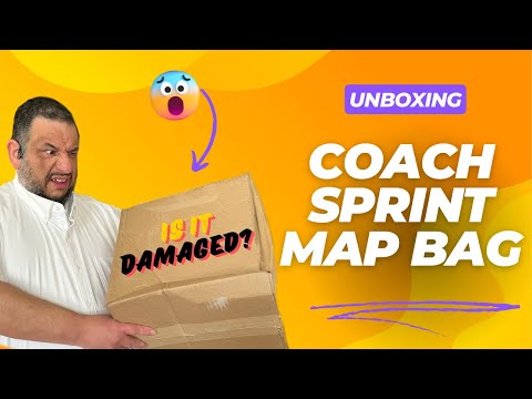 Unboxing Coach Sprint Map Bag