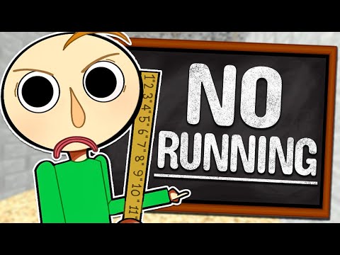 Is It POSSIBLE To Beat Baldi's Basics WITHOUT Running?