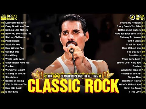 Best Classic Rock Ultimate Full Album 70s 80s 90s🔥Guns N' Roses, The Beatles, Led Zeppelin, Queen