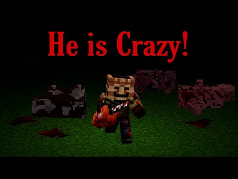 If you see him running after you with a Chainsaw, Leave the game! (Minecraft Creepypasta)