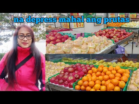 Ang lamig lakad lakad Tayo,mahal Ng mga prutas#taiwanvlog