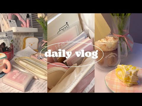 Daily Vlog;🥯 studying for tests, lots of hauls, what I eat + Blippo haul and giveaway