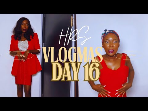 VLOGMAS DAY 16 | I CUT MY BANDAGE DRESS INTO A SKIRT! | STYLE OF THE DAY 😮‍💨❤️