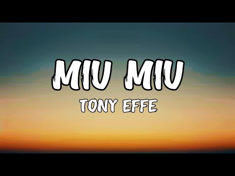 Tony Effe - MIU MIU (Sanremo 2024) | Testo/Lyrics