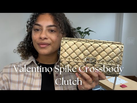 Valentino Spike Crossbody Clutch Review