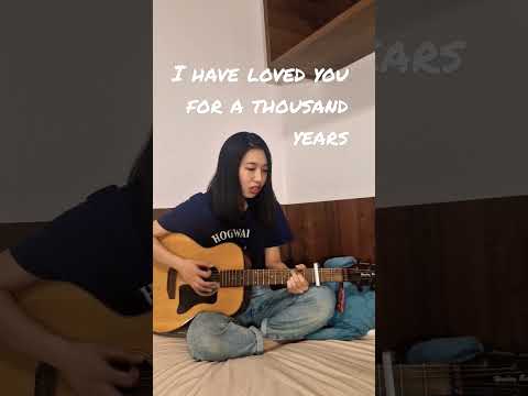 Christina Perri- A thousand years cover#christinaperri #cover #guitar #shorts