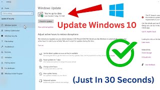 How To Update Windows 10 2025 | Update Your Windows 10 Laptop Computer | Update Windows 10