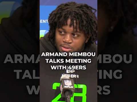 Mizzou's Armand Membou Talks Meeting With 49ers At NFL Combine #nfl #nflnews #nflcombine