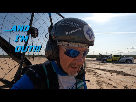 Dead Stick Landing - Paramotor Beach Flying St Augustine FL - Sunset Flight