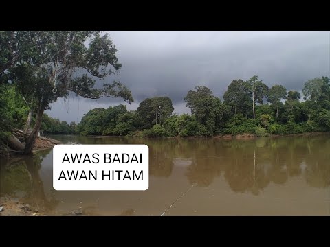 AWAS BADAI HITAM DI ATAS KEPALA PEMANCING || MANCING IKAN BAUNG TIKUS || JORAN DAIDO #007