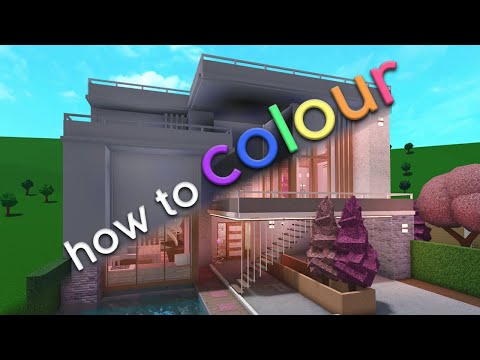 MY COLOR CODES | How to Color Your Builds in Bloxburg