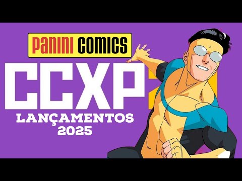 Lançamentos Panini COMICS na ccxp para 2025