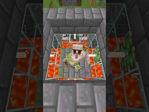 アイアンゴーレムを拷〇する方法3選! #Shorts  【Minecraft】