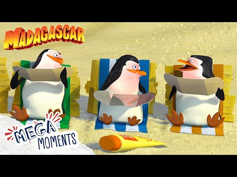 Funniest Moments! 😂 | Penguins of Madagascar | Mega Moments