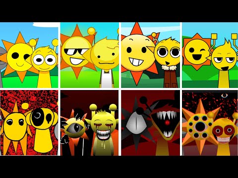 Incredibox - Sprunki but MIX MR SUN and SIMON in ALL Different Mods