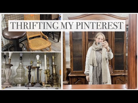 THRIFTING MY PINTEREST 2023 - CLOTHING HAUL - COME THRIFT WITH ME