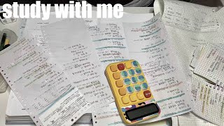 STUDY WITH ME 2hrs | Background noise,no music,no break | ASMR | real time｜motivation