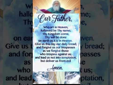 The Lords Prayer 🙏Jesus said you should pray like this 🙌 Be Blessed ❤ 😇 👊Matthew 6 : 9 - 13 #shorts