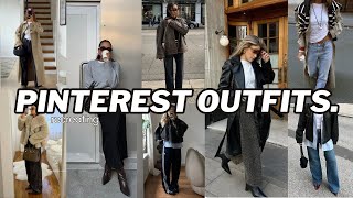 Recreating Pinterest Outfits ☁️☕️ 🪵 Pinterest outfit ideas that will DOMINATE Fall/Winter 2024