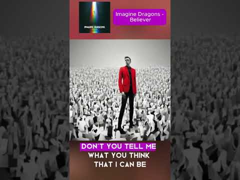 AI lyrics "Imagine Dragons - Believer"  #musiclyrics #shortsmusic #songlyrics