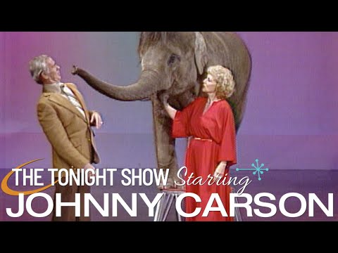 Betty White’s Elephant Loves Johnny | Carson Tonight Show