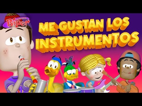 Me gustan los instrumentos ❤ 🎸🎹🎺 | Biper y sus Amigos 🎈✨