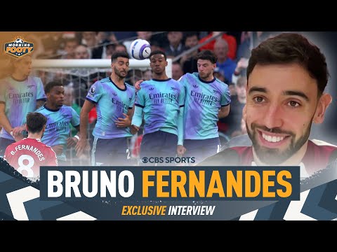 INTERVIEW: Man Utd's Bruno Fernandes on FREE KICK goal vs. Arsenal | Playing under Ruben Amorim 👀🗣🔥