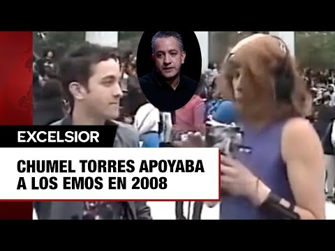 Reviven VIDEO de Chumel Torres en 2008: así apoyaba la marcha emo