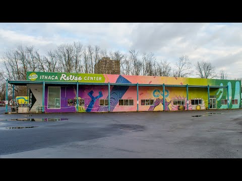 Ithaca Murals Bring Color and Cause to Finger Lakes Reuse Center