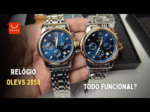 RELÓGIO OLEVS 2858 - TODO FUNCIONAL? É BOM?